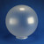 LBS Lighting 16" Frost Acrylic Plastic Light Globe with 6" Neck Lip 