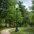 21" Clear Texture Plastic Street Light Acorn with 8" Flange Neck 