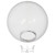 LBS Lighting Replacement Clear 10" Outdoor Acrylic Post Globe Cover 4" Lip 