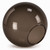8" Bronze Acrylic Plastic Light Globe with 3-1/2" Neckless Opening 