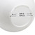 12" White Acrylic Replacement Light Globe with 4" Twist Lock Neck