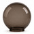 6" Bronze Plastic Acrylic Light Globe with Threaded Neck Fitter 