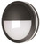 Incon Lighting Commercial Grade Modern Round Black Outdoor LED Bulkhead 