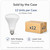 TCP LED12BR30D50K - 9.5W BR30 LED Flood Bulb - 5000K