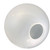 LBS Lighting 10" Frost Acrylic Plastic Light Globe with 4" Neck Lip 