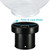 8" Clear Acrylic Replacement Light Globe with 4" Twist Lock Neck
