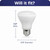 TCP L7R20D2530K – R20 LED Bulb – 3000K – Dimmable 