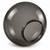 8" Smoke Acrylic Light Globe Twist Lock Base 