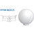 LBS Lighting 20" Clear Plastic Acrylic Light Globe with 6" Lip Neck 