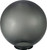 LBS Lighting Replacement 14" Smoke Light Globe with 6" Lip 