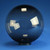 14" Smoke Plastic Light Globe with 6" Lip Fitter Neck