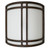 Incon Lighting Brushed Rust Hallway ADA Compliant Modern LED Wall Sconce 