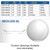 14" Clear Acrylic Replacement Light Globe with 5.25" Neckless Opening