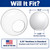 14" Clear Light Globe with Neckless Opening 