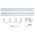 Keystone KT-RKIT-SP-W-82-C4-4LED-DP - 8ft 4-Lamp Strip Kit for Type B T8 LED Tubes