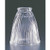 Volume Lighting GS-05 Replacement Clear Ribbed Straight Bell Glass Shade