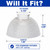 Volume GS-104 - 7" Clear Ribbed Glass Replacement Shade - 2-1/8" fitter