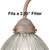 Volume Lighting GS-27 – Replacement Dome Glass Shade – Clear Ribbed