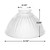 Volume Lighting GS-27 – Replacement Dome Glass Shade – Clear Ribbed 