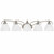 Volume V2615-33 – 5-Light Indoor Vanity Light – Brushed Nickel with White Alabaster Glass
