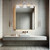 Volume V5233-33 - 3-Light Brushed Nickel Bathroom Vanity Fixture