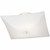 Volume V1913-6 - 12" Square White Glass Indoor Ceiling Light Fixture