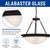 Volume Lighting V6972-79 - 15.5 in Diameter Antique Bronze Bowl Pendant - Alabaster Glass