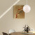 Volume Lighting Volume V1819-6 White Pendant with Round Opal Glass