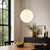 Volume V1845-6 - 14" White Globe Pendant Light - Round Opal Glass