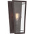 Volume V6160-79 - Antique Bronze Angled Frame Wall Sconce - Clear Glass Pane