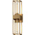 Volume Lighting V6022-90 Antique Gold 3D Rectangle Prism Bath Vanity