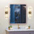 Volume Lighting Volume V6022-90 Antique Gold 3D Rectangle Prism Bath Vanity