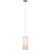 Volume V2454-33 - Brushed Nickel Mini Hanging Pendant Light - White Frit Cased Glass