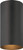 Volume Lighting V9616-5 Black Aluminum Flush-Mount Cylinder