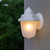 Volume Lighting V8888-6 - White Outdoor Wall Lantern - Frosted Ribbed Glass