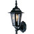Volume V9820-5 - Black Outdoor Coach Light Sconce - Clear Glass