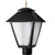  Wave Lighting 110 Colonial Black Outdoor Post Top Lantern 