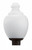  Wave Lighting 9017 Opal White Acorn Street Light Fixture 