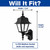 Wave Lighting 260S - Classic Wall Coach Lantern Light Fixture - E26 Socket 