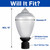 Wave Lighting S27T - Everstone Outdoor Flame Tip Acorn Post Mount Light Fixture 