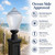 Wave Lighting S27T - Everstone Outdoor Flame Tip Acorn Post Mount Light Fixture 