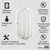Wave Lighting S76WF-WH – White Oval Outdoor Wall Fixture with Grill – Frosted Diffuser 