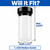 Wave Lighting 422 - Outdoor Jar Ceiling Light Fixture - Dimensions