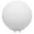 Incon Lighting 12" White Globe White Base Lamp Post Light Fixture 