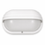 White Eyelid Half Oval Outdoor Nautical Integrated LED Wall Light