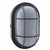  NaturaLED 7025 Black Outdoor Oval Cage Light 