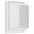Small Rectangle Clear Outdoor Wall Light with E26 Socket 