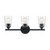 Nuvo 60-7283 - Matte Black Indoor Vanity Light - 60W 