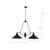 Nuvo 60-1703 - Mission Dust Bronze Indoor 2 Light Pendant - 150W 