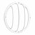 Replacement Nautical Grill Vertical Bar Plastic Round Frame 